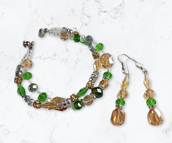 Gold & Green Bracelet
