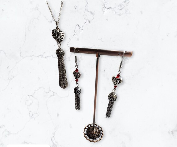 Tassel Necklace Set