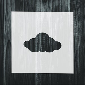 Cloud stencil, Mylar reusable stencil, Stencil, FAST SHIPPING