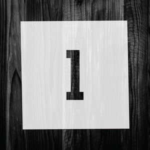 Lowercase &#39;l&#39; Stencil: Reusable Mylar Stencil