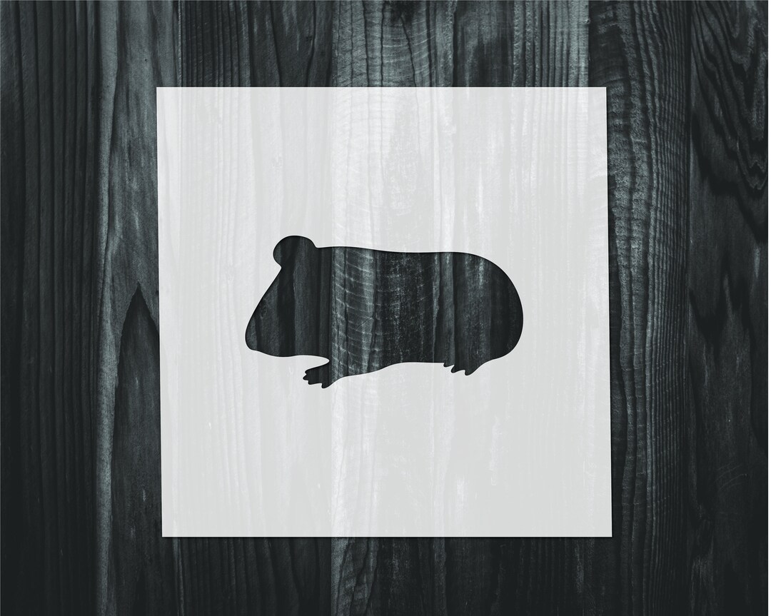 Guinea Pig Stencil, Mylar Reusable Stencil, Stencil, FAST SHIPPING - Etsy