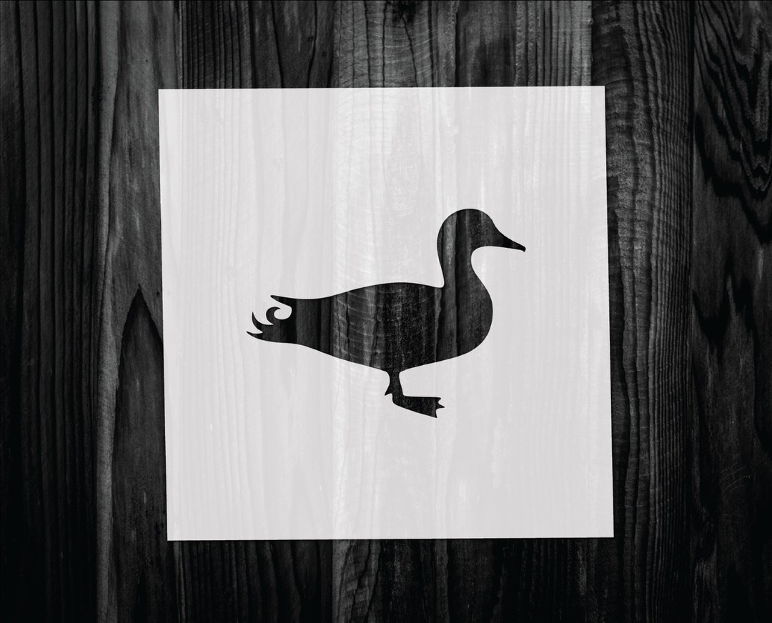 Mallard Duck Stencil, Mylar Reusable Stencil, Stencil, FAST SHIPPING - Etsy