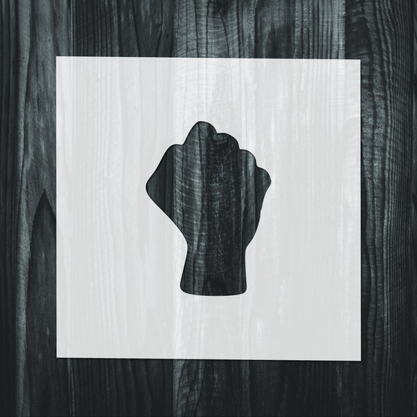 Fist Stencil - Etsy