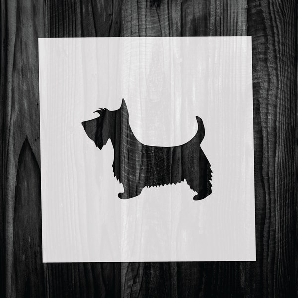 Scottie Dog Stencil Etsy