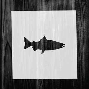 Salmon Stencil, Mylar Reusable Stencil, Stencil, FAST SHIPPING - Etsy