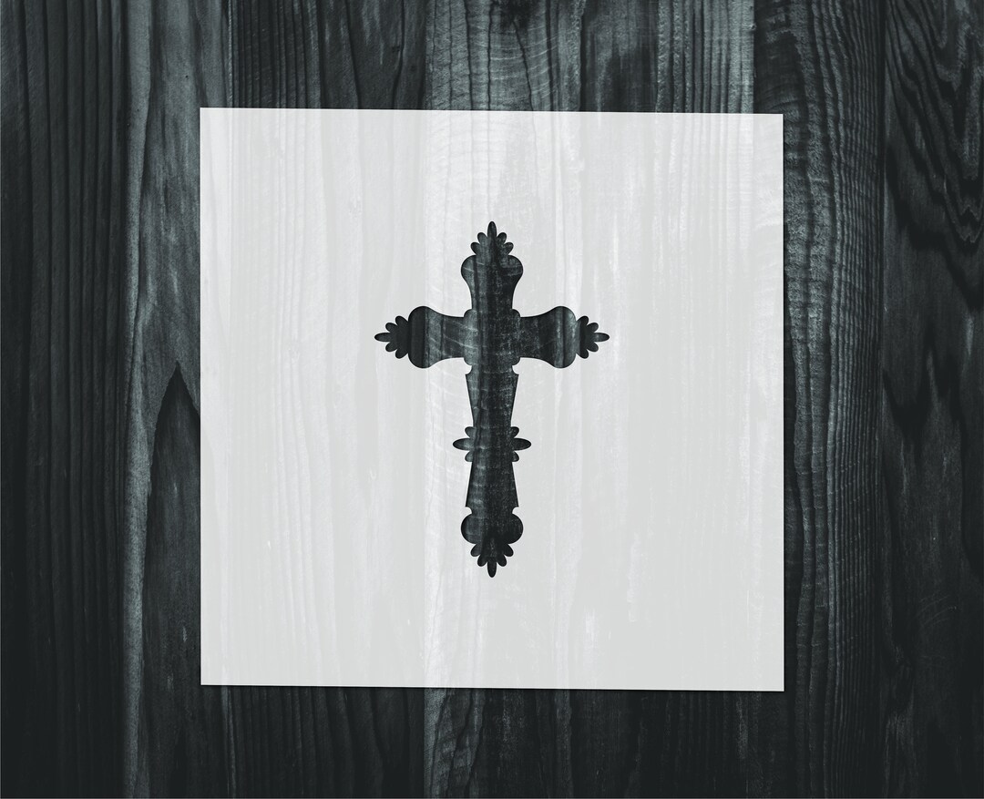 Crucifix Stencil, Mylar Reusable Stencil, Stencil, FAST SHIPPING - Etsy
