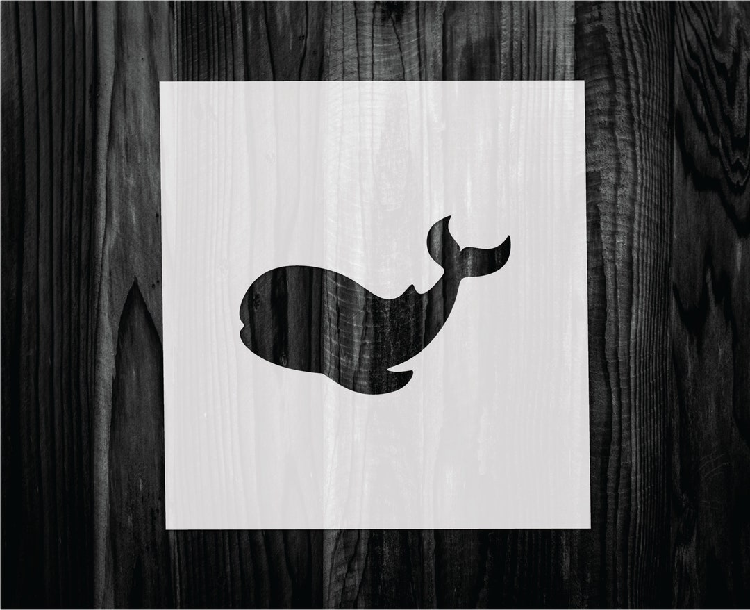 Whale Stencil, Mylar Reusable Stencil, Stencil, FAST SHIPPING - Etsy