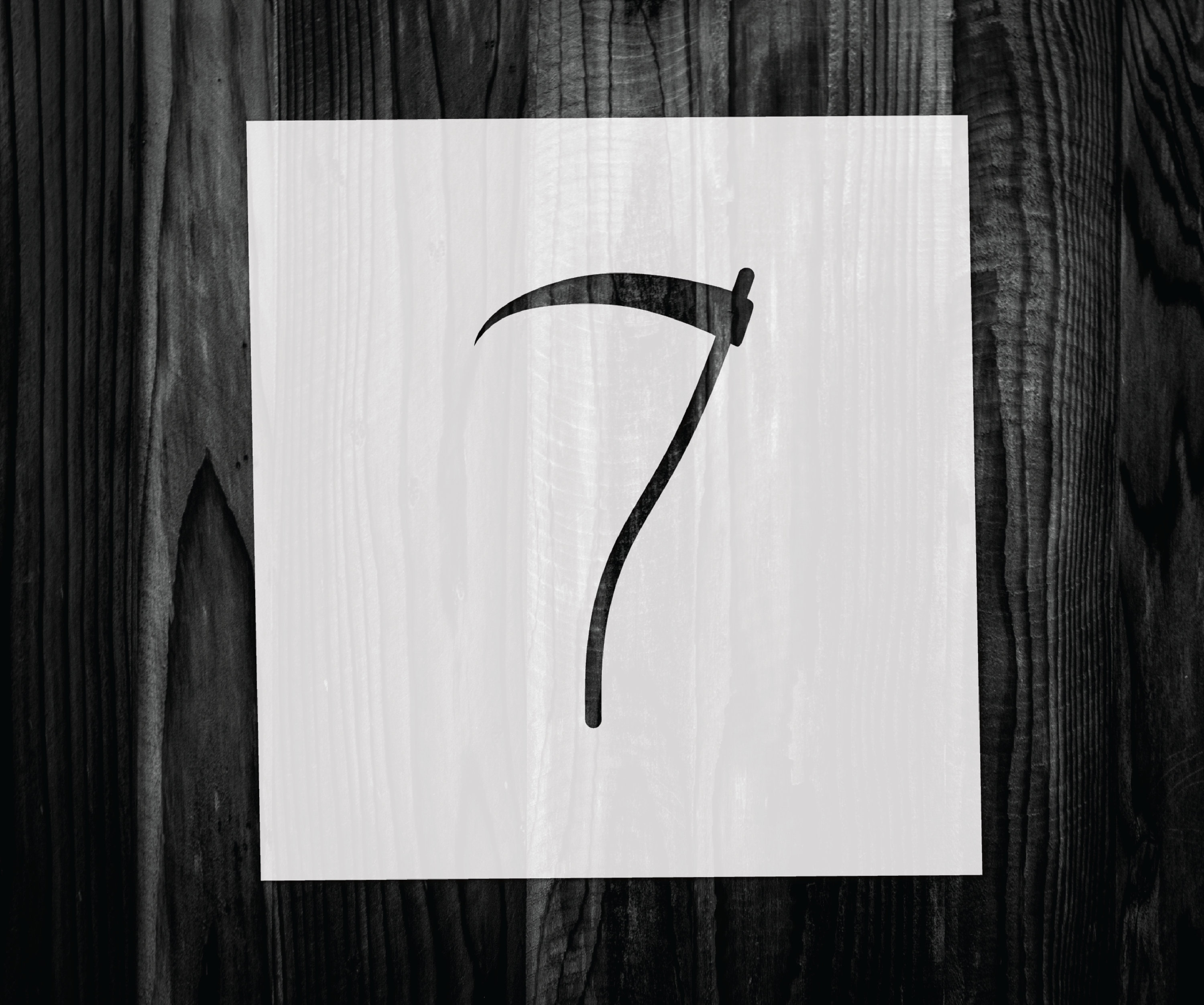 Grim Reaper Stencil Scythe Of Death Stencils For Painting 11.7×8.3inch