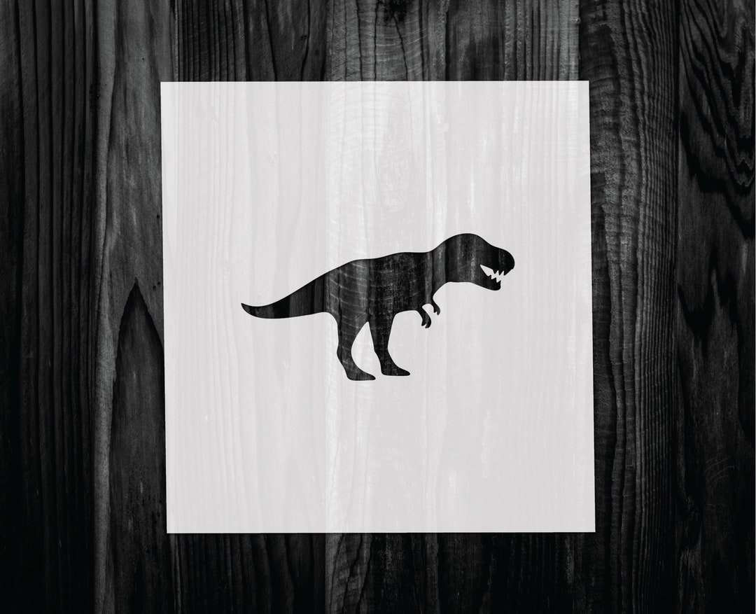 T Rex Stencil, Mylar Reusable Stencil, Stencil, FAST SHIPPING - Etsy