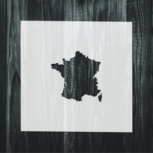 France Stencil: Reusable Mylar Template