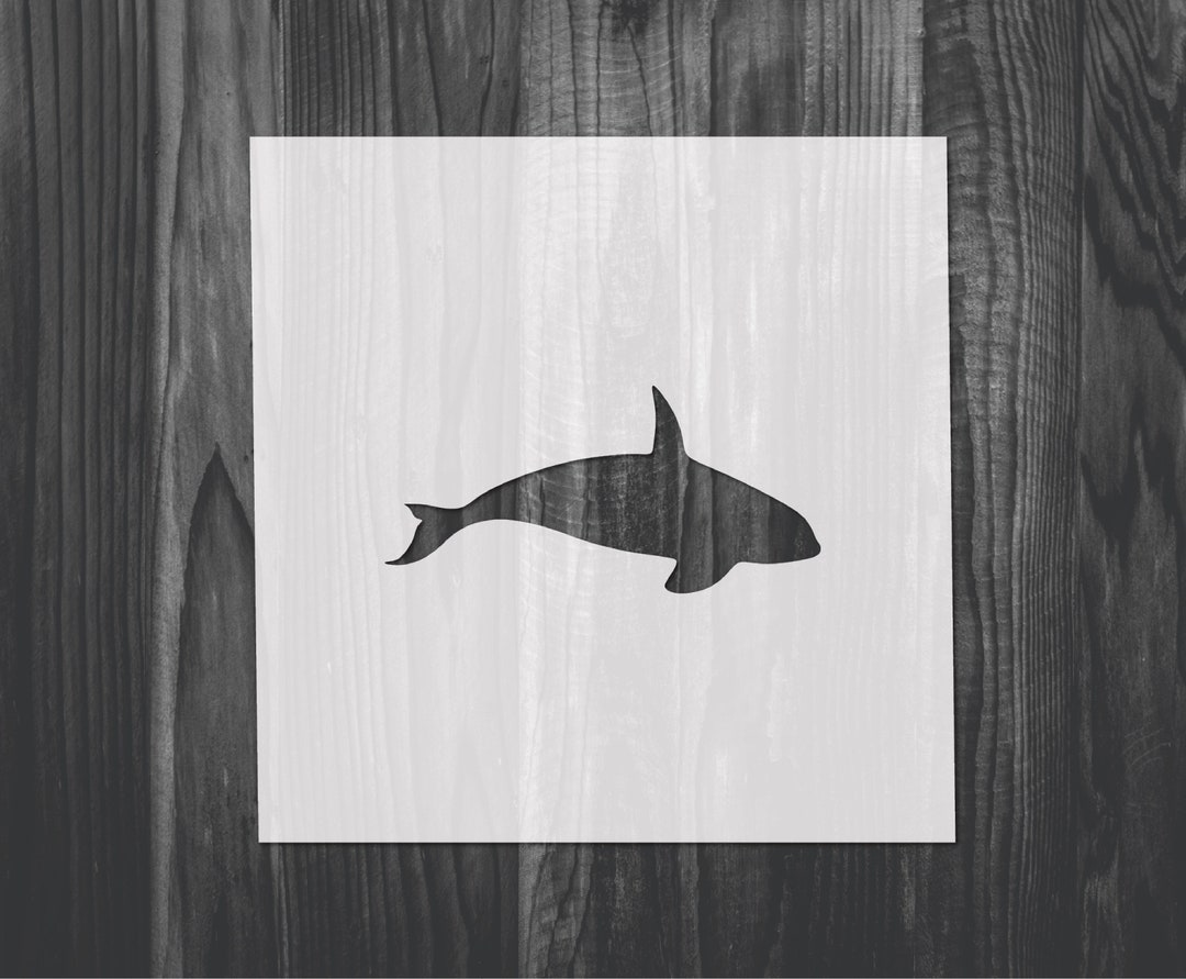 Killer Whale Stencil Mylar Reusable Stencil Stencil FAST - Etsy
