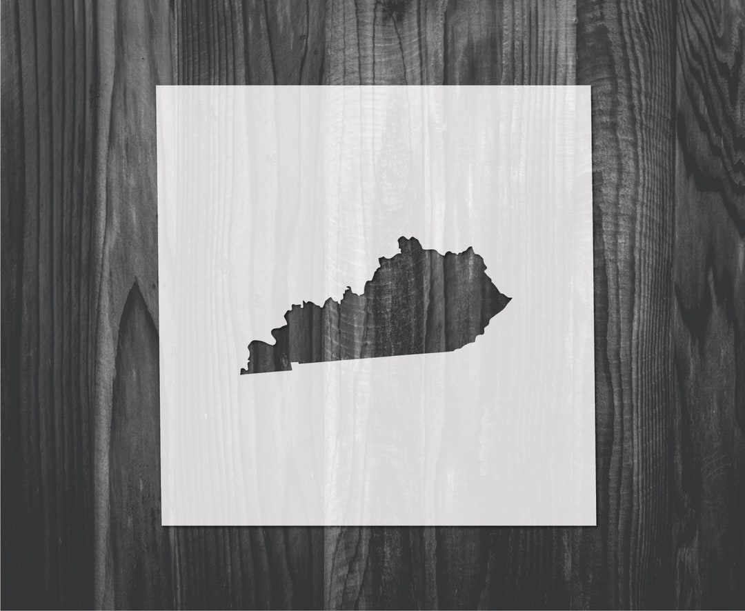 Kentucky Stencil Mylar Reusable Stencil Stencil FAST Etsy