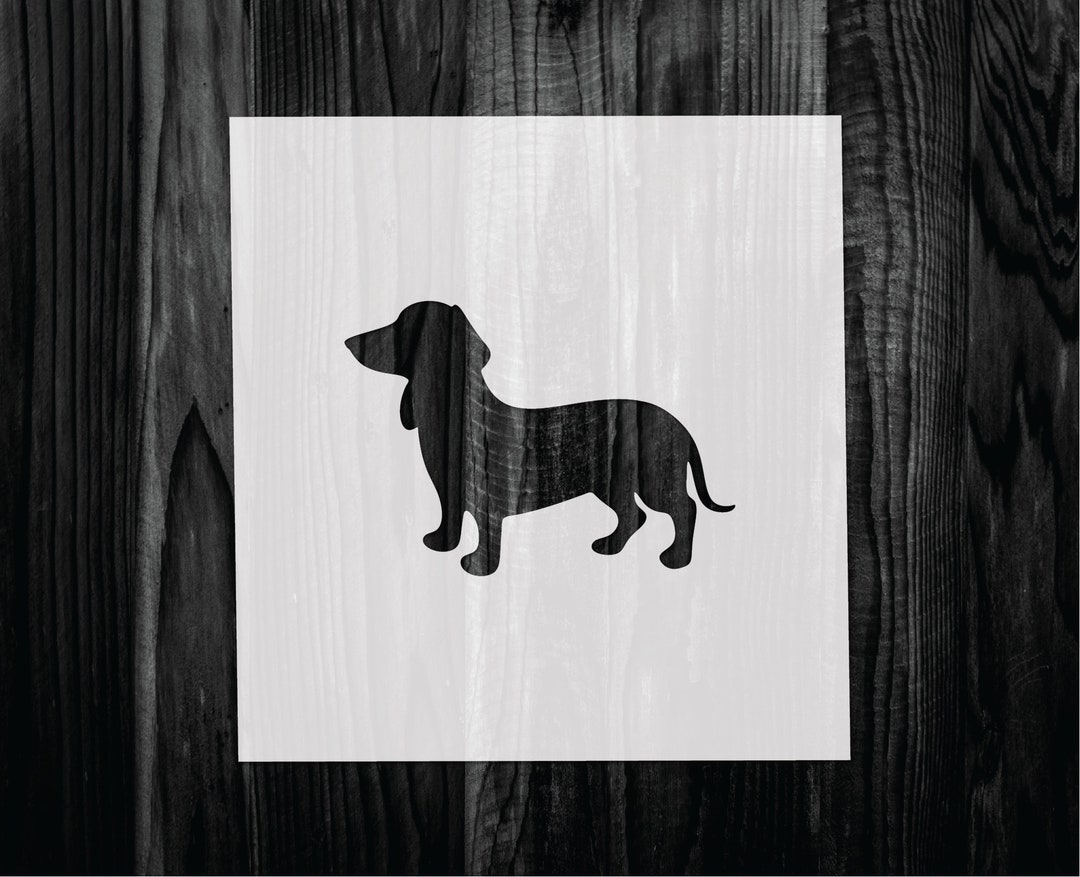 Weiner Dog Stencil Mylar Reusable Stencil Stencil FAST