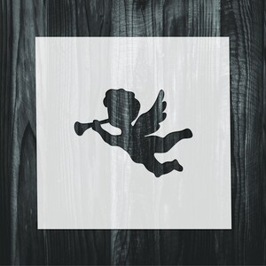 Cherub stencil, Mylar reusable stencil, Stencil, FAST SHIPPING