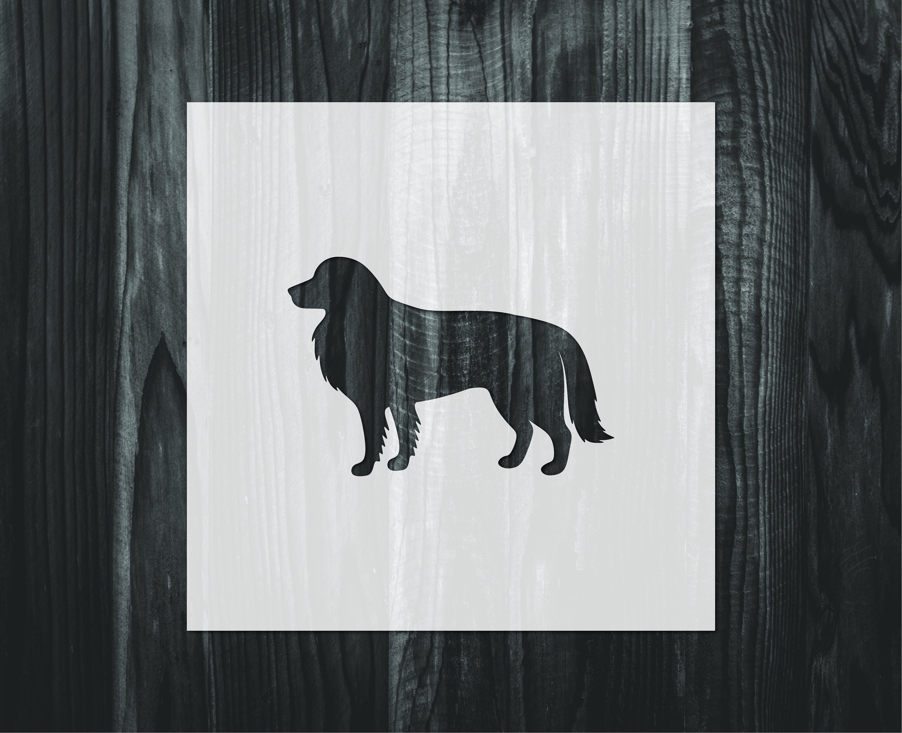 Border Collie Stencil Mylar Reusable Stencil Stencil FAST - Etsy