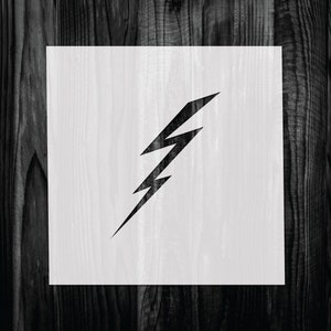 Lightning Bolt Stencil Mylar Reusable Stencil Stencil FAST SHIPPING Lightning Bolt Stencil Mylar Reusable Stencil Stencil FAST SHIPPING