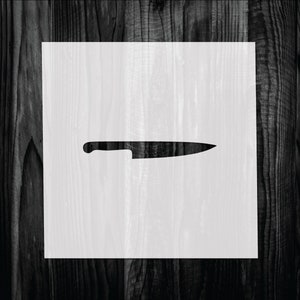 Knife Stencil: Reusable Mylar Template