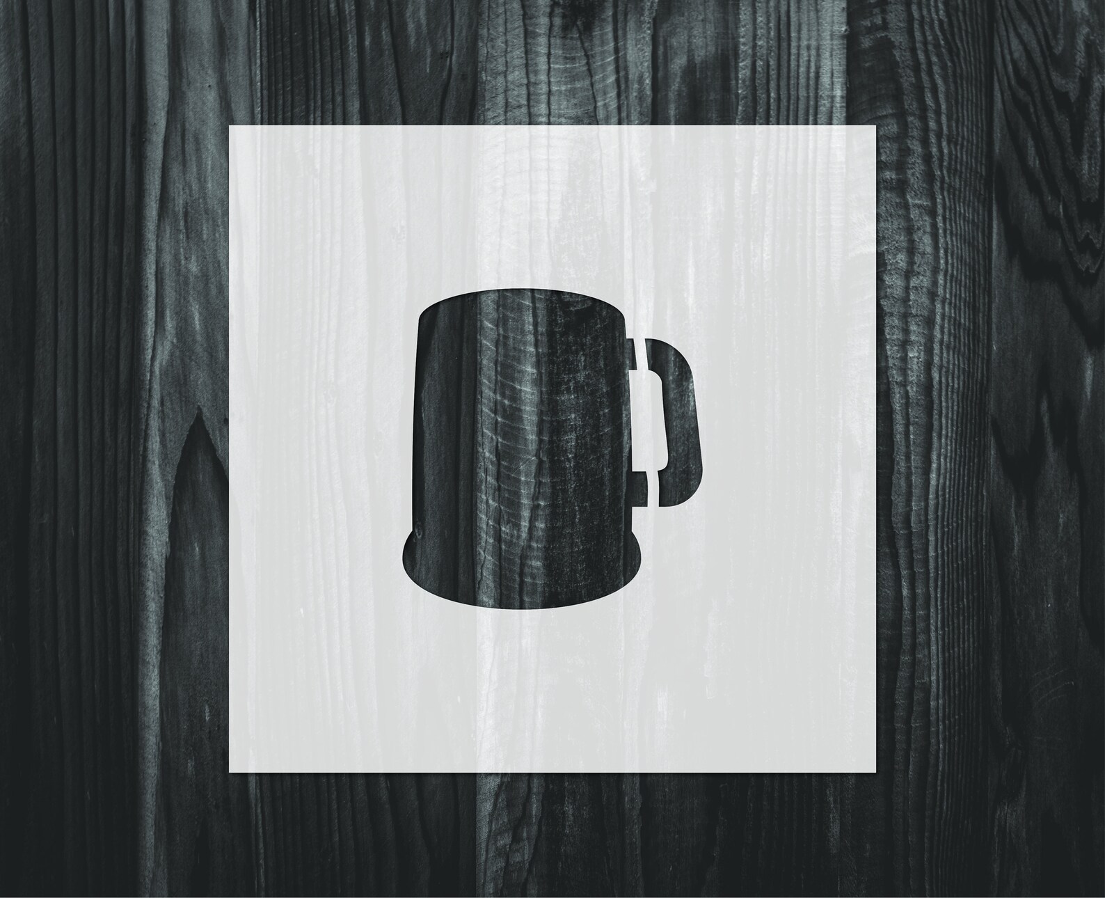 Beer Mug Stencil Mylar Reusable Stencil Stencil FAST Etsy