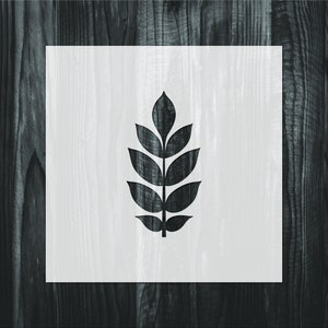 Ash Leaf Stencil: Reusable Mylar Template