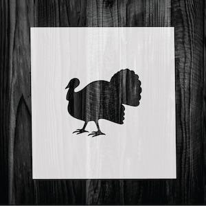Turkey Stencil: Reusable Mylar Stencil