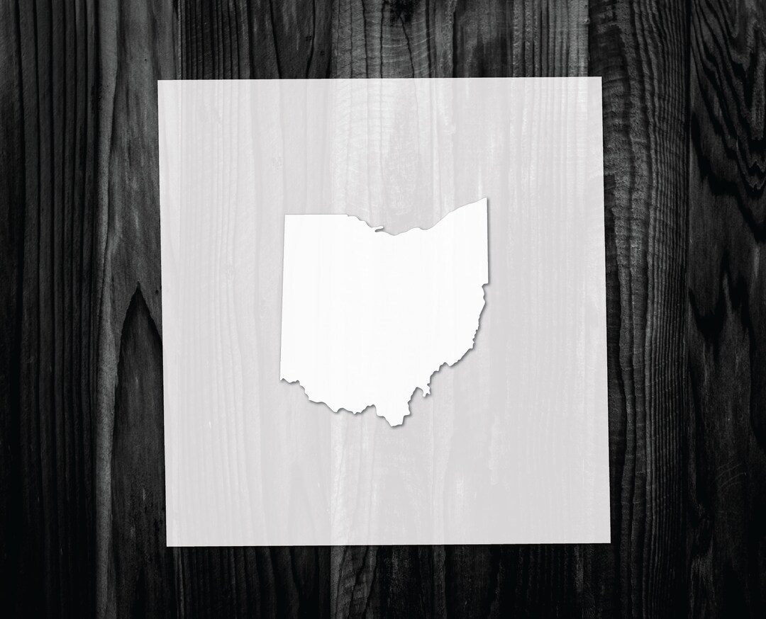 Ohio Stencil, Mylar Reusable Stencil, Stencil, FAST SHIPPING - Etsy