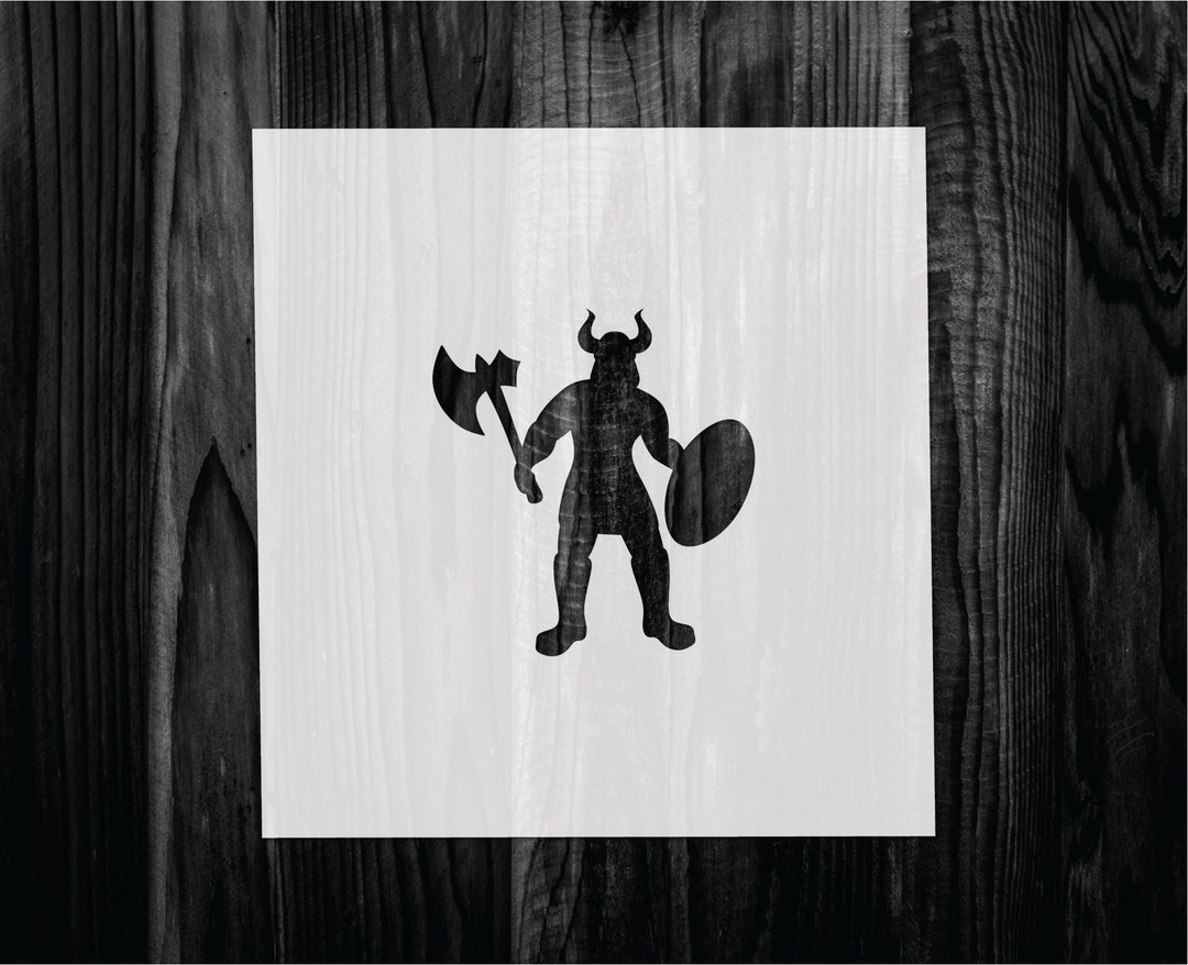 Viking Stencil Mylar Reusable Stencil Stencil FAST SHIPPING - Etsy