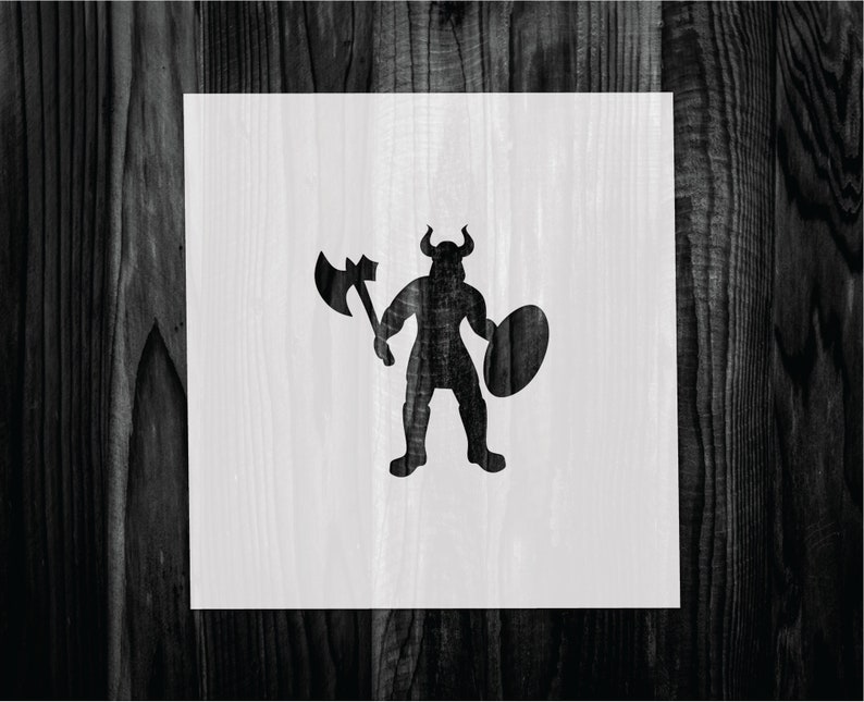 Viking Stencil Mylar Reusable Stencil Stencil FAST SHIPPING Etsy