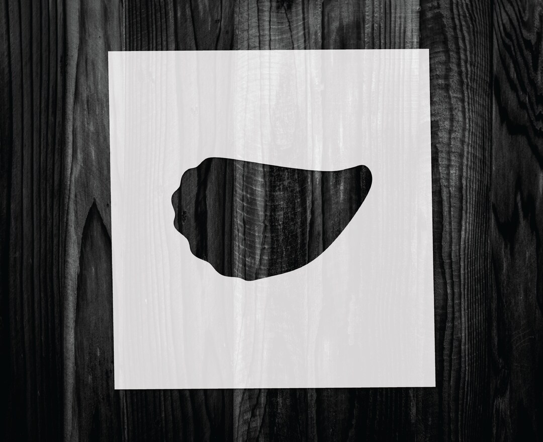 Oyster Stencil, Mylar Reusable Stencil, Stencil, FAST SHIPPING Etsy