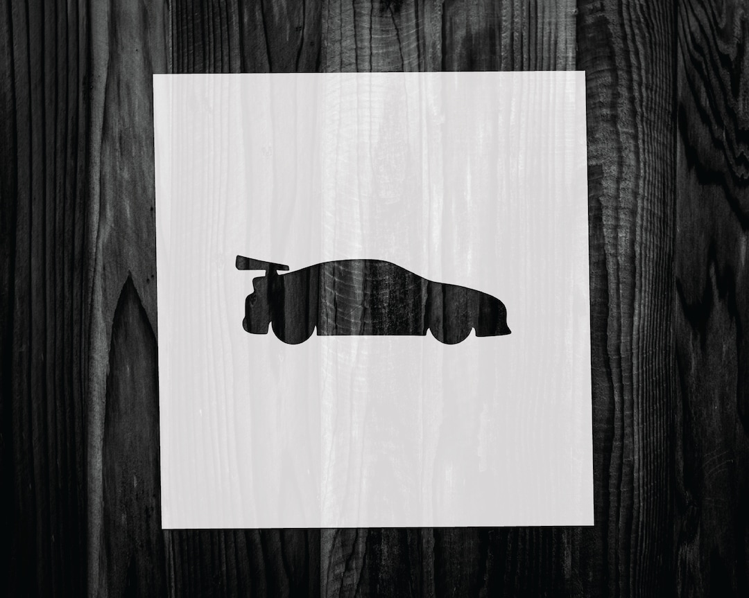 Race Car Stencil, Mylar Reusable Stencil, Stencil, FAST SHIPPING - Etsy