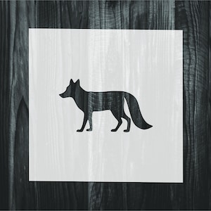 Fox Stencil: Reusable Mylar Template