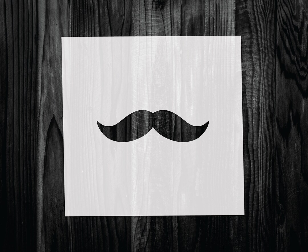 Mustache Stencil, Mylar Reusable Stencil, Stencil, FAST SHIPPING - Etsy