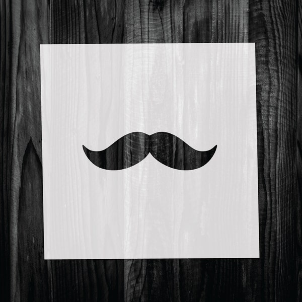 Mustache Stencil - Etsy