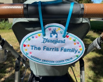 Magical Mouse Theme Park Stroller Tag