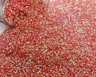 Coral Pink Glitter Etsy