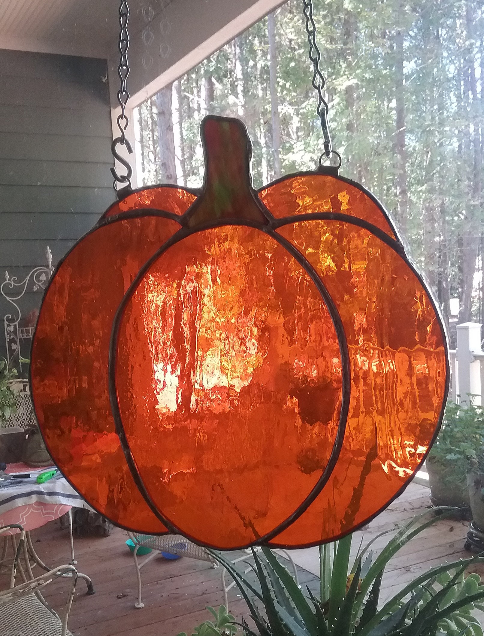Pumpkin Suncatcher Etsy