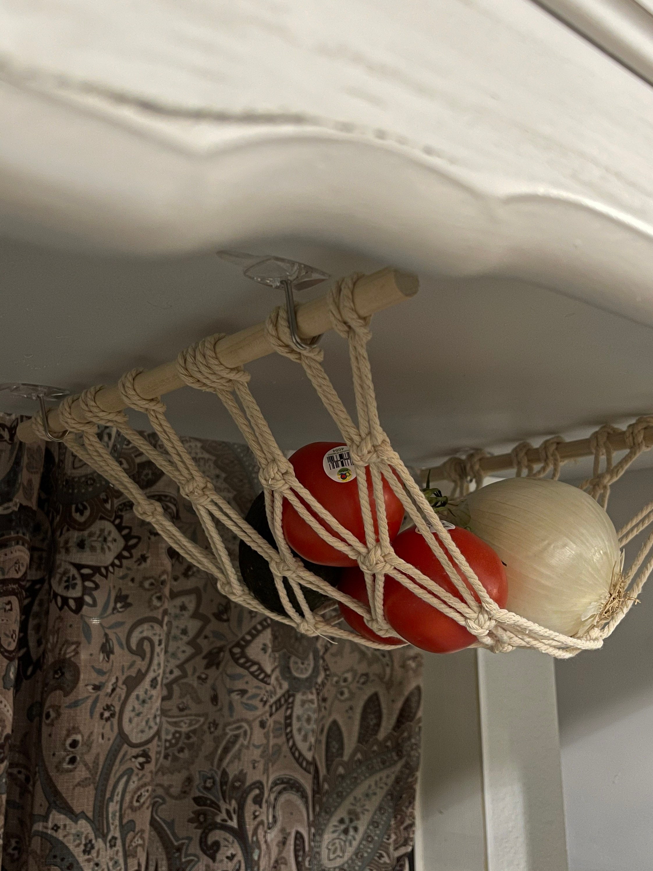 Macrame Fruit Hammock Etsy