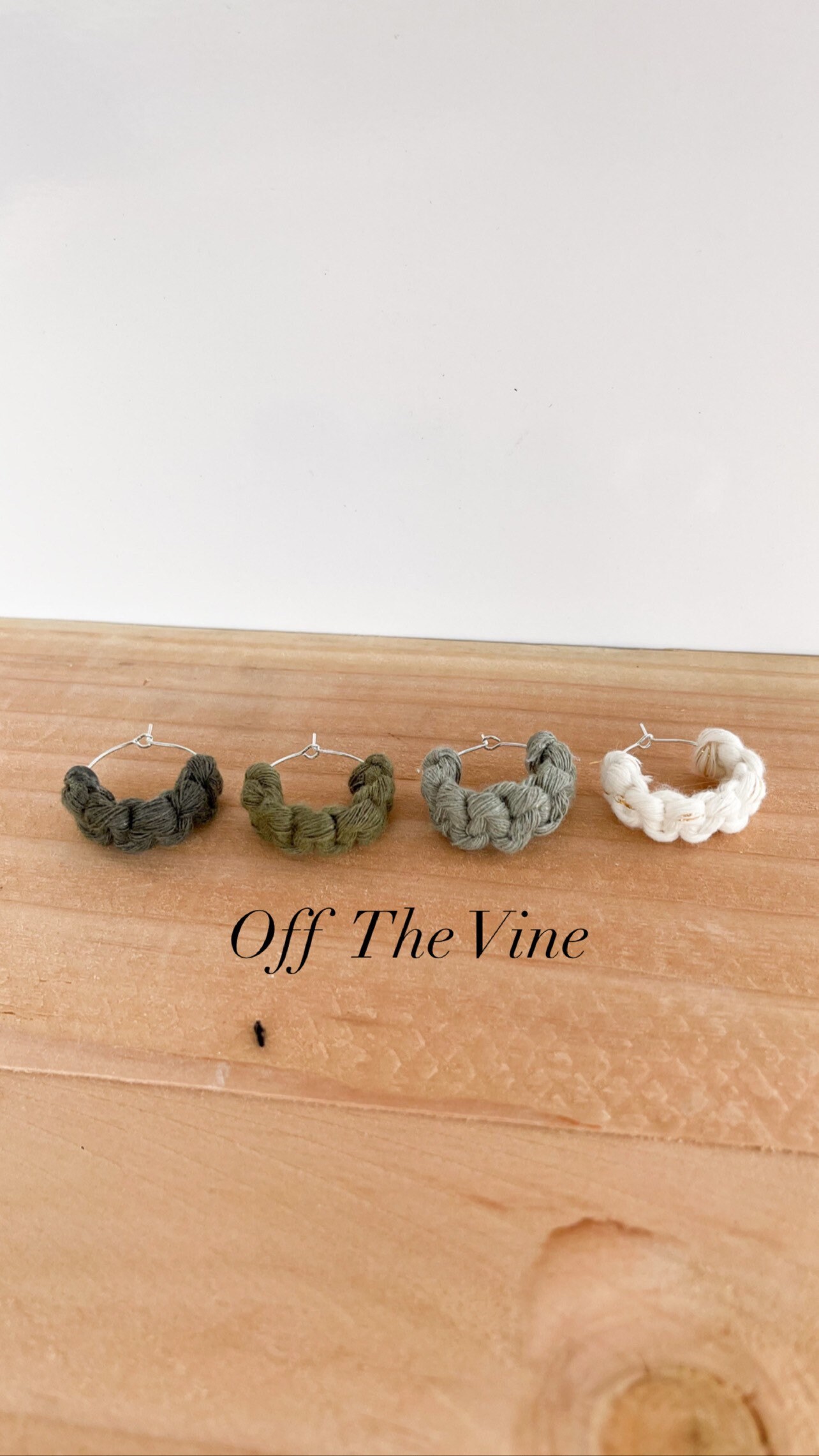 Macrame Wine Collars Etsy