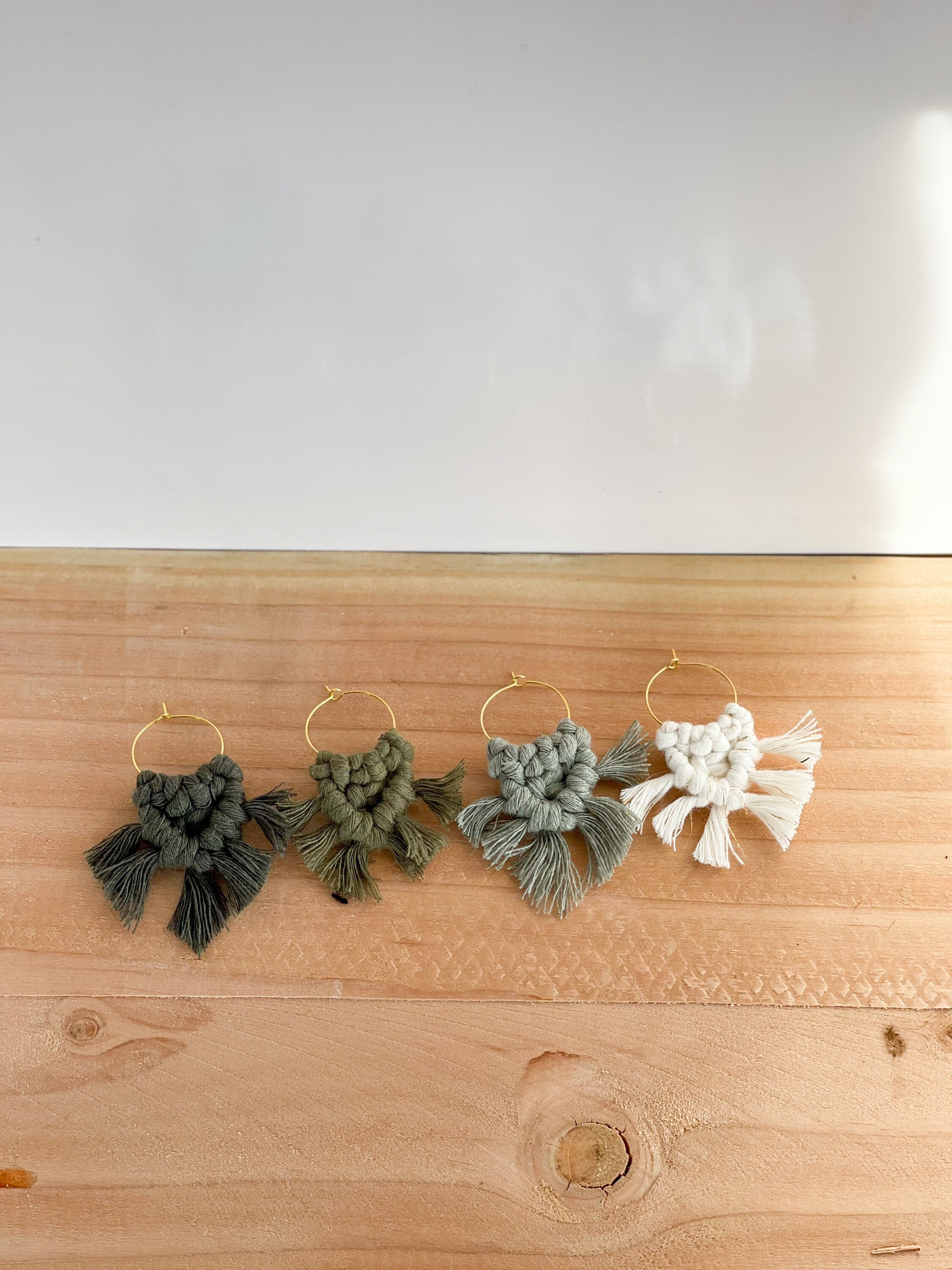 Macrame Wine Collars Etsy