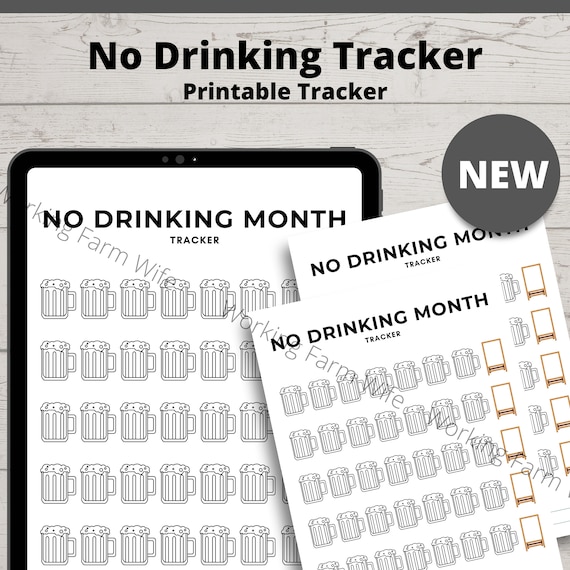 30 Day No Alcohol Challenge Calendar Karia Marleah