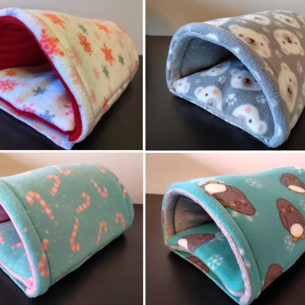 Cosy Pet Tunnel- Winter Patterns