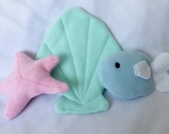 Bottle/Pee Pad and Pillow set- Ocean Bundle