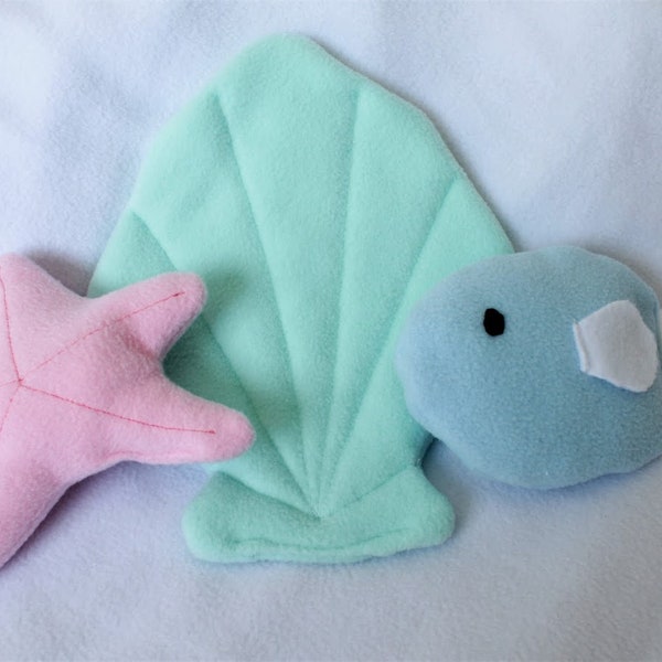 Bottle/Pee Pad and Pillow set- Ocean Bundle