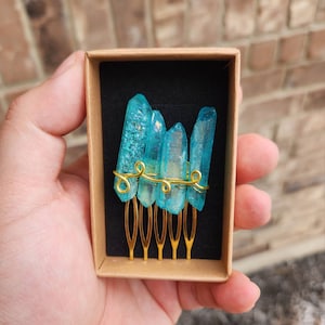 Decorative Hair Combs - Crystal Combs