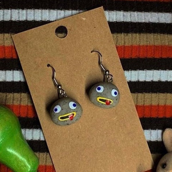 That's a Rock Fact Over the Garden Wall Inspired Polymer Clay Earrings