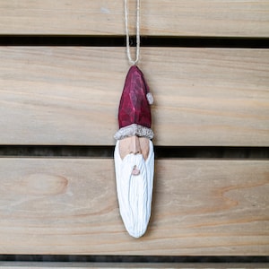 HAND CARVED Santa Wood Spirit