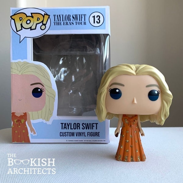 Taylor Swift Custom Funko Pop Figurine The Eras Tour Evermore Outfit