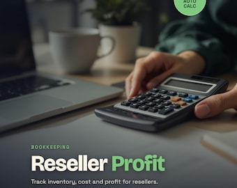 Reseller Inventory Profit Tracker | Google Sheets & Excel Spreadsheet (Digital Download)