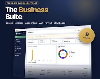 Invoice Generator & Quote Maker | Small Business Invoice Template, Accounting, Bookkeeping, Payroll, VAT | Offline App No Subscription