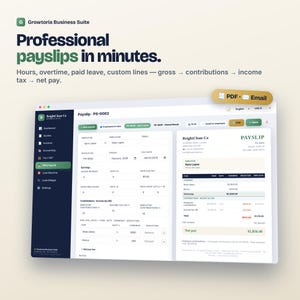 Generatore di fatture e preventivi / Modello di fattura per piccole imprese, contabilità, tenuta dei libri contabili, buste paga, IVA / App offline senza abbonamento immagine 4