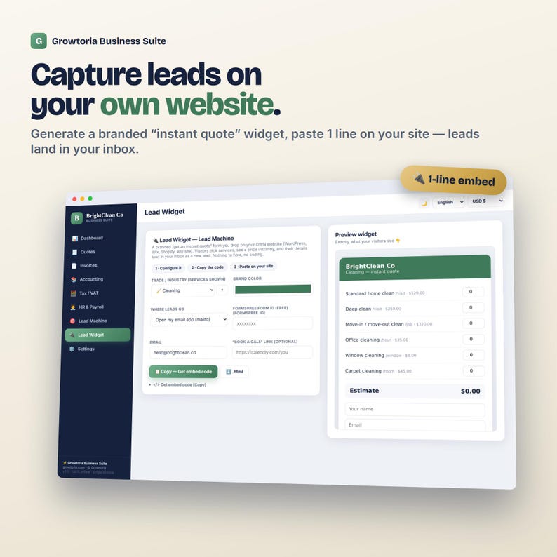Generatore di fatture e preventivi / Modello di fattura per piccole imprese, contabilità, tenuta dei libri contabili, buste paga, IVA / App offline senza abbonamento immagine 6